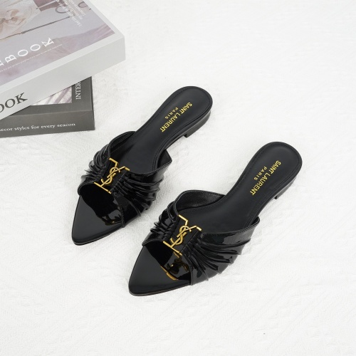 Replica Yves Saint Laurent YSL Slippers For Women #1267181, $85.00 USD, [ITEM#1267181], Replica Yves Saint Laurent YSL Slippers outlet from China