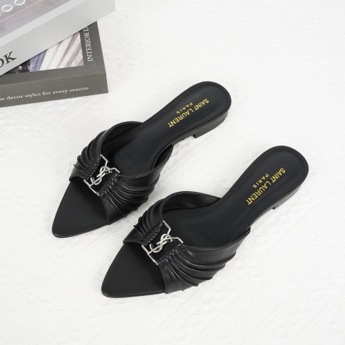 Replica Yves Saint Laurent YSL Slippers For Women #1267183, $85.00 USD, [ITEM#1267183], Replica Yves Saint Laurent YSL Slippers outlet from China