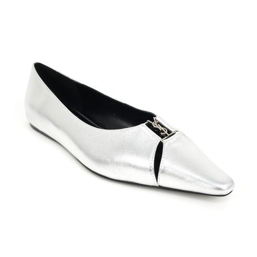 Replica Yves Saint Laurent YSL Flat Shoes For Women #1267193 $96.00 USD for Wholesale