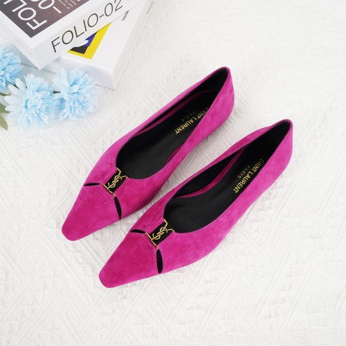 Replica Yves Saint Laurent YSL Flat Shoes For Women #1267196, $96.00 USD, [ITEM#1267196], Replica Yves Saint Laurent YSL Flat Shoes outlet from China