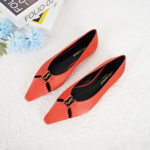 Replica Yves Saint Laurent YSL Flat Shoes For Women #1267199, $96.00 USD, [ITEM#1267199], Replica Yves Saint Laurent YSL Flat Shoes outlet from China