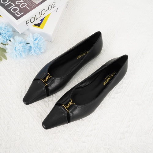 Replica Yves Saint Laurent YSL Flat Shoes For Women #1267202, $96.00 USD, [ITEM#1267202], Replica Yves Saint Laurent YSL Flat Shoes outlet from China