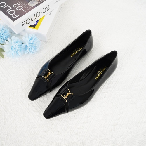 Replica Yves Saint Laurent YSL Flat Shoes For Women #1267203, $96.00 USD, [ITEM#1267203], Replica Yves Saint Laurent YSL Flat Shoes outlet from China