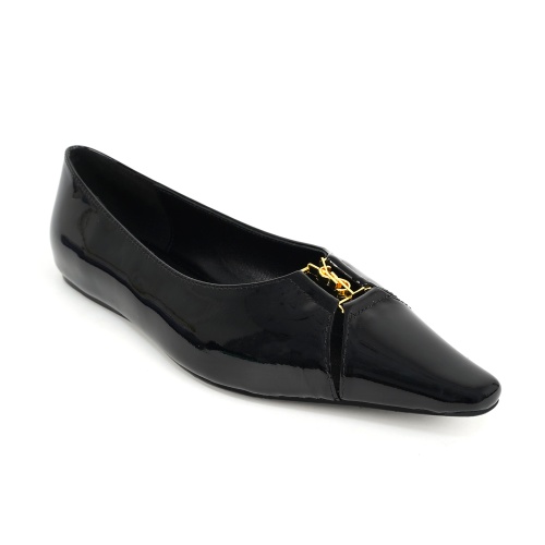 Replica Yves Saint Laurent YSL Flat Shoes For Women #1267203 $96.00 USD for Wholesale