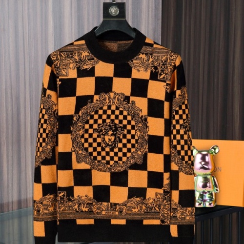 Replica Versace Sweaters Long Sleeved For Men #1267441, $48.00 USD, [ITEM#1267441], Replica Versace Sweaters outlet from China