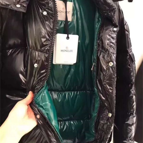 Replica Moncler Down Feather Coat Long Sleeved For Unisex #1267615 $182.00 USD for Wholesale