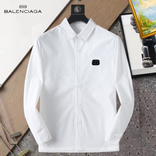 Replica Balenciaga Shirts Long Sleeved For Men #1267772, $40.00 USD, [ITEM#1267772], Replica Balenciaga Shirts outlet from China