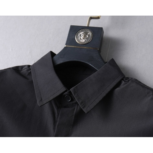 Replica Moncler Shirts Long Sleeved For Men #1267775 $40.00 USD for Wholesale