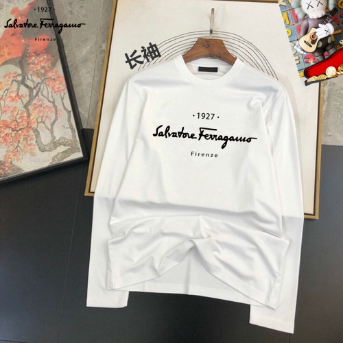 Replica Salvatore Ferragamo T-Shirts Long Sleeved For Unisex #1267838, $34.00 USD, [ITEM#1267838], Replica Salvatore Ferragamo T-Shirts outlet from China