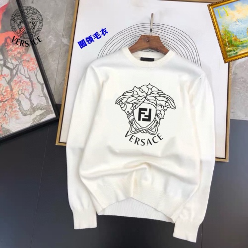 Replica Versace Sweaters Long Sleeved For Men #1267966, $42.00 USD, [ITEM#1267966], Replica Versace Sweaters outlet from China