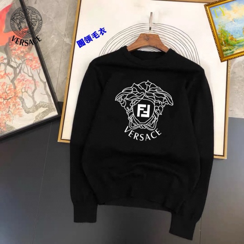 Replica Versace Sweaters Long Sleeved For Men #1267967, $42.00 USD, [ITEM#1267967], Replica Versace Sweaters outlet from China