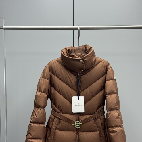 Replica Moncler Down Feather Coat Long Sleeved For Women #1267990 $170.00 USD for Wholesale