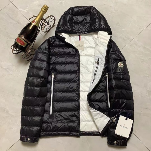 Replica Moncler Down Feather Coat Long Sleeved For Men #1268056 $155.00 USD for Wholesale