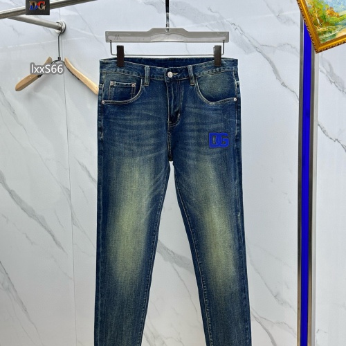 Replica Dolce & Gabbana D&G Jeans For Men #1268104 $48.00 USD for Wholesale