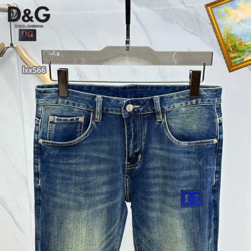 Replica Dolce & Gabbana D&G Jeans For Men #1268104 $48.00 USD for Wholesale