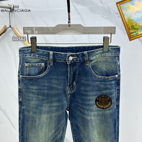 Replica Balenciaga Jeans For Men #1268113 $48.00 USD for Wholesale