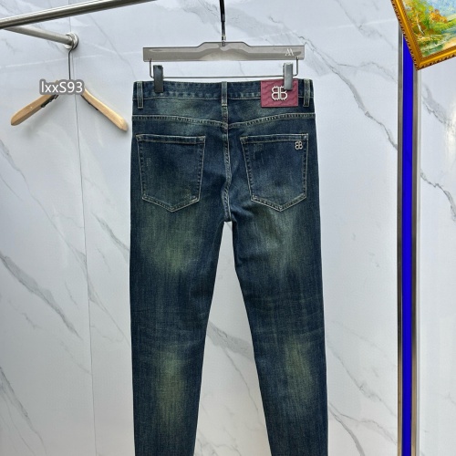 Replica Balenciaga Jeans For Men #1268114 $48.00 USD for Wholesale