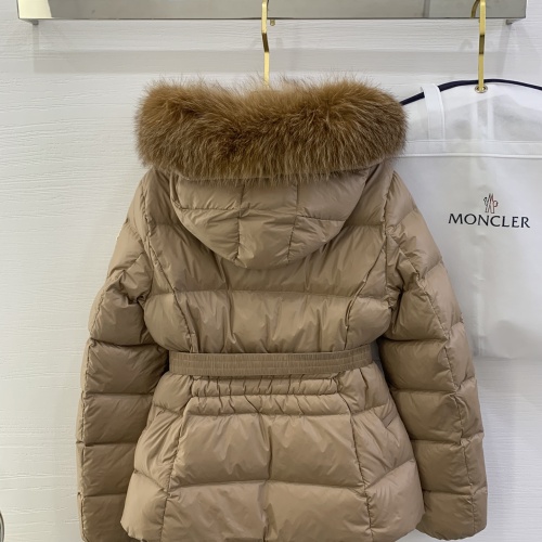 Replica Moncler Down Feather Coat Long Sleeved For Women #1268134 $185.00 USD for Wholesale