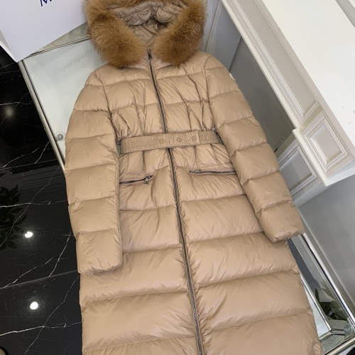 Replica Moncler Down Feather Coat Long Sleeved For Women #1268135, $202.00 USD, [ITEM#1268135], Replica Moncler Down Feather Coat outlet from China