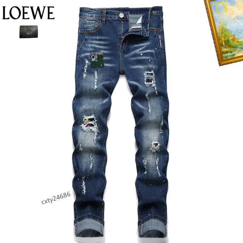 Replica LOEWE Jeans For Men #1268139, $48.00 USD, [ITEM#1268139], Replica LOEWE Jeans outlet from China