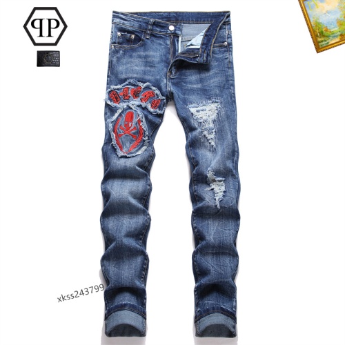 Replica Philipp Plein PP Jeans For Men #1268143, $48.00 USD, [ITEM#1268143], Replica Philipp Plein PP Jeans outlet from China