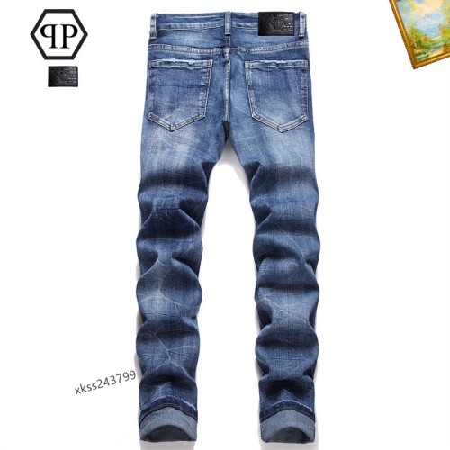 Replica Philipp Plein PP Jeans For Men #1268143 $48.00 USD for Wholesale