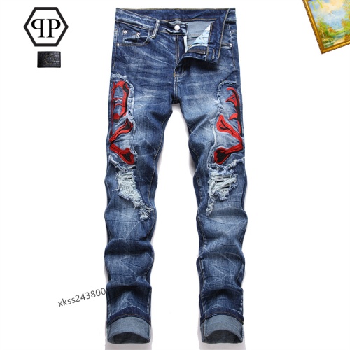 Replica Philipp Plein PP Jeans For Men #1268147, $48.00 USD, [ITEM#1268147], Replica Philipp Plein PP Jeans outlet from China