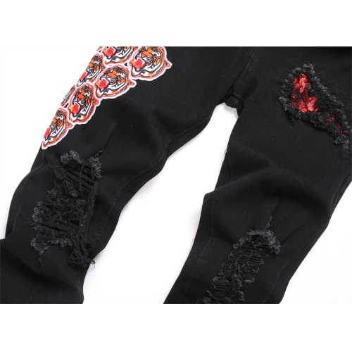 Replica Philipp Plein PP Jeans For Men #1268160 $48.00 USD for Wholesale