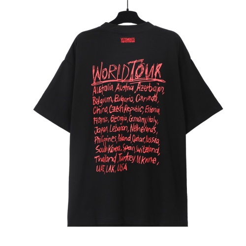 Replica VETEMENTS T-Shirts Short Sleeved For Unisex #1268263 $29.00 USD for Wholesale