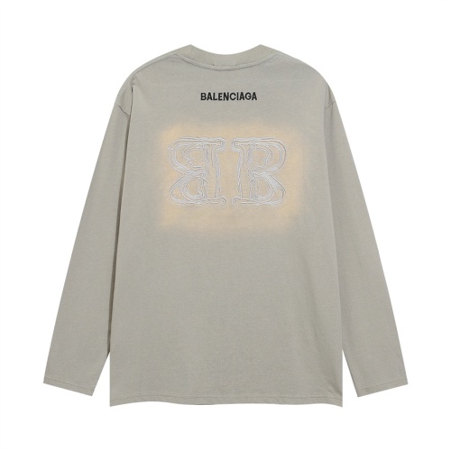 Replica Balenciaga T-Shirts Long Sleeved For Unisex #1268312, $42.00 USD, [ITEM#1268312], Replica Balenciaga T-Shirts outlet from China