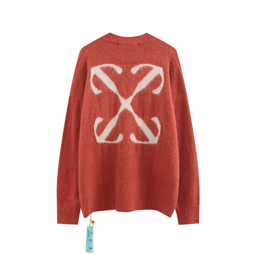 Replica Off-White Sweaters Long Sleeved For Unisex #1268436, $60.00 USD, [ITEM#1268436], Replica Off-White Sweaters outlet from China