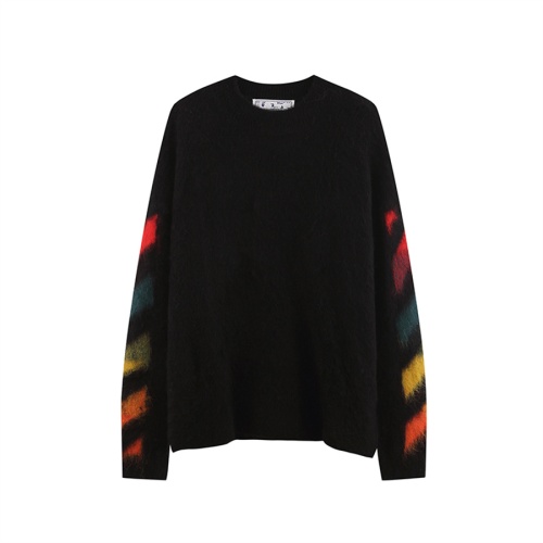 Replica Off-White Sweaters Long Sleeved For Unisex #1268448 $60.00 USD for Wholesale