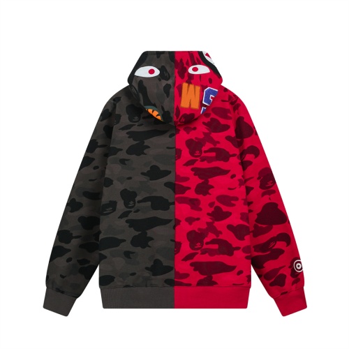 Replica Bape Hoodies Long Sleeved For Men #1268483 $56.00 USD for Wholesale