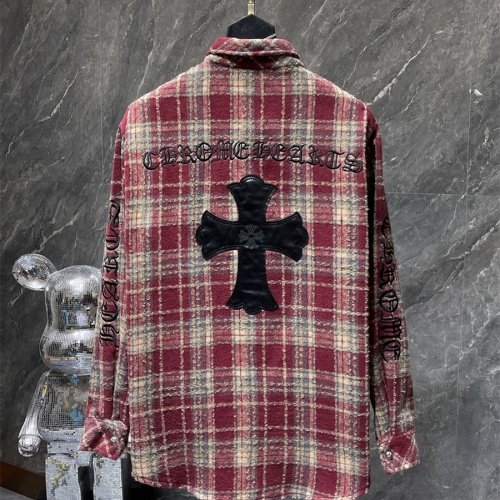 Replica Chrome Hearts Shirts Long Sleeved For Unisex #1268771 $68.00 USD for Wholesale