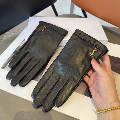 Replica Yves Saint Laurent Gloves For Women #1269005, $45.00 USD, [ITEM#1269005], Replica Yves Saint Laurent Gloves outlet from China