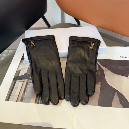 Replica Yves Saint Laurent Gloves For Women #1269005 $45.00 USD for Wholesale