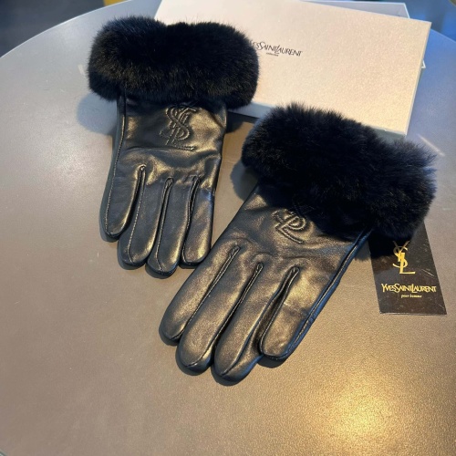 Replica Yves Saint Laurent Gloves For Women #1269089, $48.00 USD, [ITEM#1269089], Replica Yves Saint Laurent Gloves outlet from China