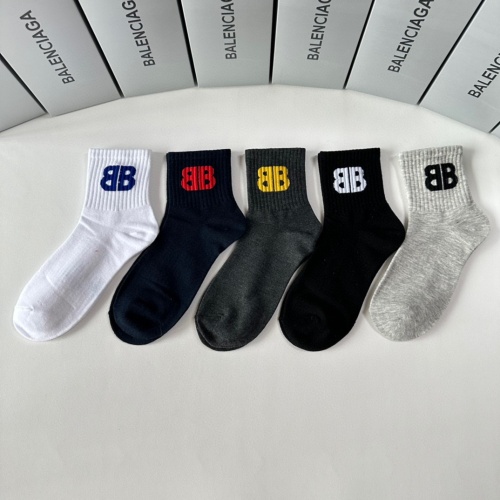 Replica Balenciaga Socks #1269190 $25.00 USD for Wholesale