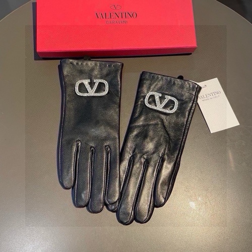 Replica Valentino Gloves For Women #1269207 $60.00 USD for Wholesale