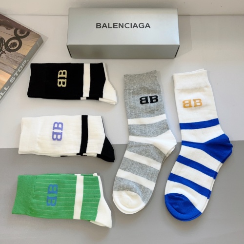 Replica Balenciaga Socks #1269553 $29.00 USD for Wholesale