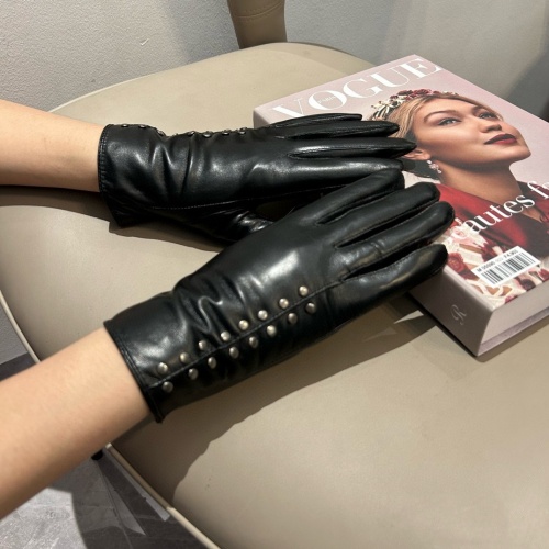 Replica Chrome Hearts Gloves For Women #1269565 $45.00 USD for Wholesale