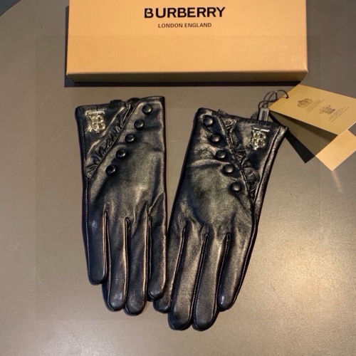 Replica Burberry Gloves For Women #1269567 $48.00 USD for Wholesale