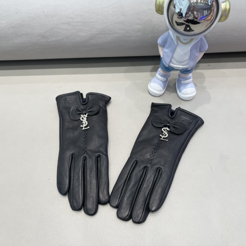 Replica Yves Saint Laurent Gloves For Women #1269596, $48.00 USD, [ITEM#1269596], Replica Yves Saint Laurent Gloves outlet from China