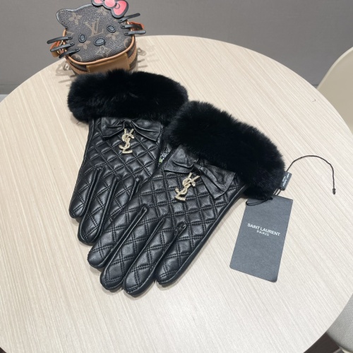 Replica Yves Saint Laurent Gloves For Women #1269683, $52.00 USD, [ITEM#1269683], Replica Yves Saint Laurent Gloves outlet from China