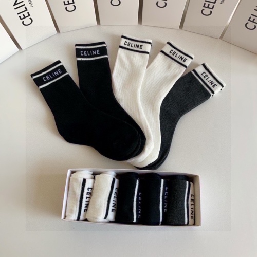 Replica Celine Socks #1269737 $27.00 USD for Wholesale