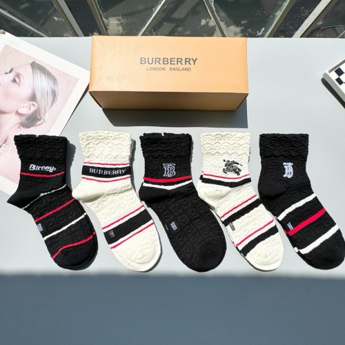 Replica Burberry Socks #1269756 $25.00 USD for Wholesale