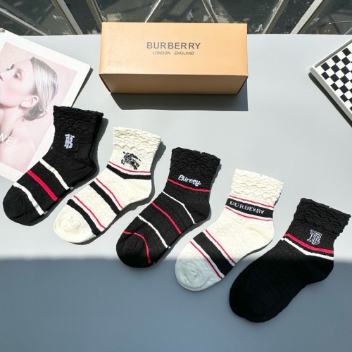 Replica Burberry Socks #1269756 $25.00 USD for Wholesale