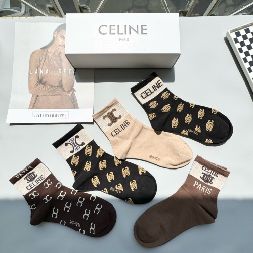 Replica Celine Socks #1269759 $25.00 USD for Wholesale