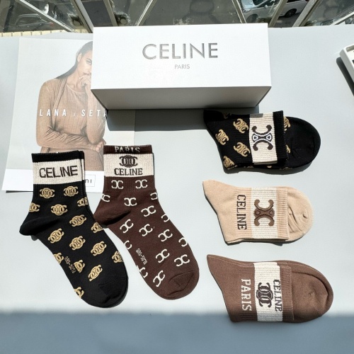 Replica Celine Socks #1269759 $25.00 USD for Wholesale