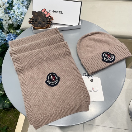 Replica Moncler Hat and Scarf Set #1269901, $60.00 USD, [ITEM#1269901], Replica Moncler Hat and Scarf and Glove Set outlet from China